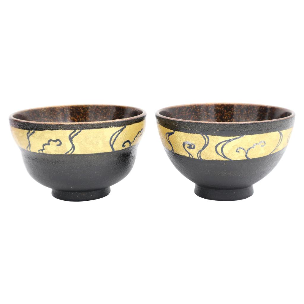 Kasyou Studio Urushi Kenko Zelkova Korin Kaga Wooden () Bowls, Beauty, Water, Couple's Bowls, Makie,