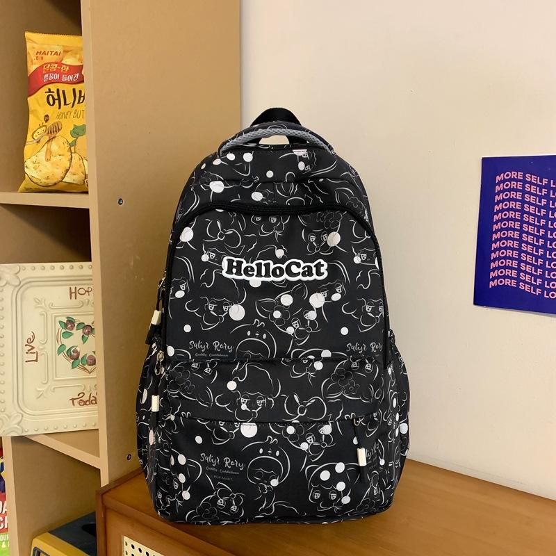 

Bag Girl 2025 Autumn and Winter New Student Computer Bag School Bag Niche Leisure Travel Mountaineering Bag Backpack чёрный