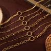 DIY Women's Basic Necklace Paper Clip Snake Bone Chain Jewelry Accessory for Creative Crafting Necklaces for Women