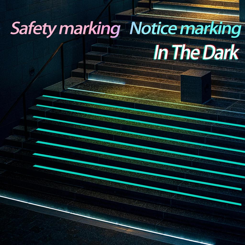 Luminous Fluorescent Night Adhesive Tape Self-Adhesive Glow In The Dark Sticker Tape Safety Security Home Decoration Warning