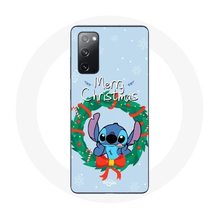 Case for Samsung Galaxy S20 FE Stitch Snow Merry Christmas Blue
