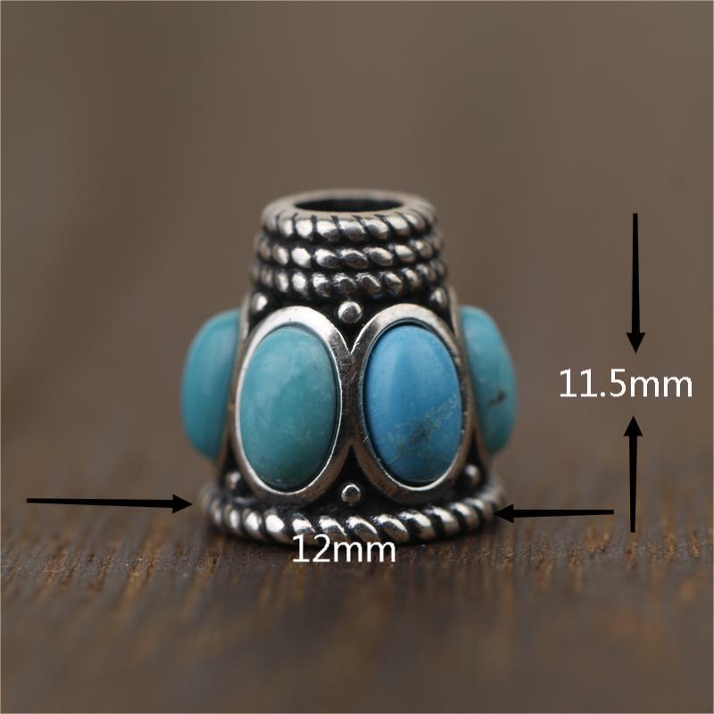 108-Bead Red Sandalwood & Passion Fruit Seed Silver Vajra Stupa Buddha Head Accessory