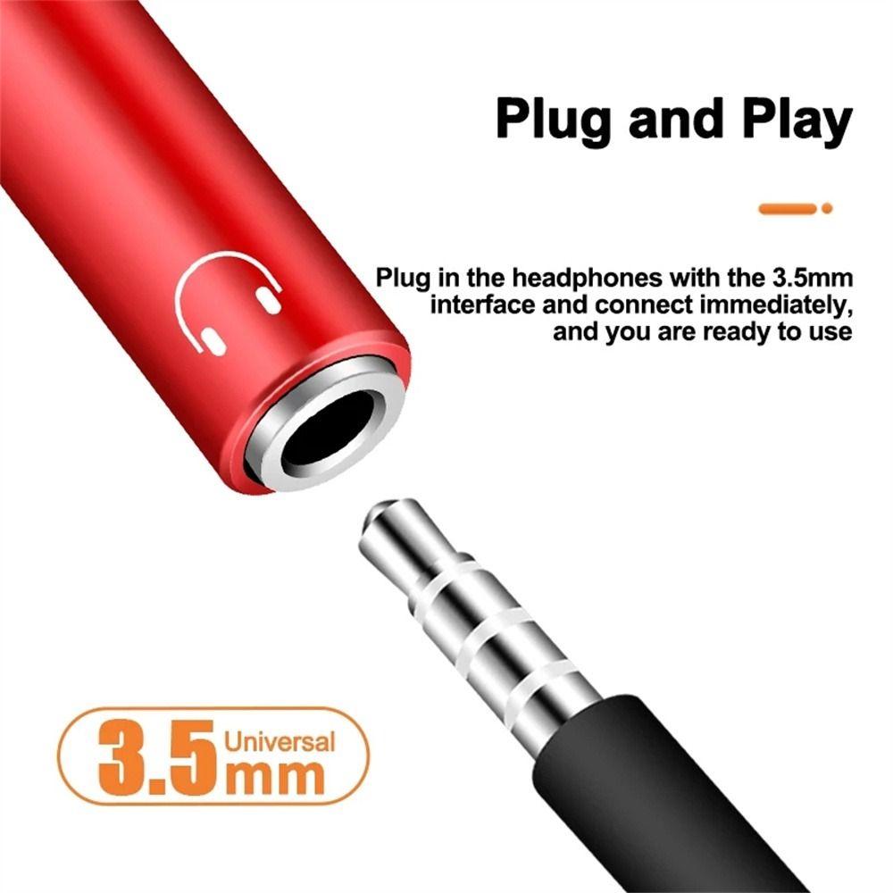 Jack Type C to Type C Audio Adapter Charging Cable OTG Cable Aux Converter Cable Converter