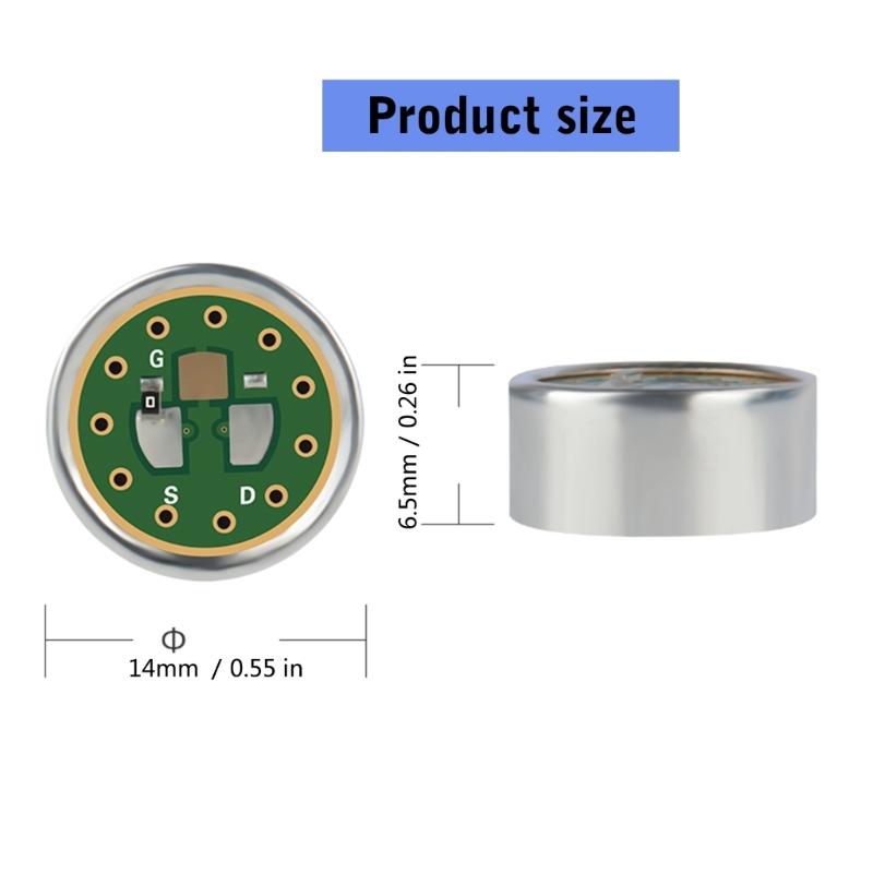Durability and Reliable Electret Condenser Mic Cores Microphone Component for Enhances Sound Quality in Various Device