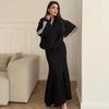 2025 Cross-border European and American Autumn New Sports Zipper Jacket Cardigan Temperament Celebrity Casual Hip Skirt