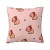 Capybara Pillowcase Soft Polyester Cushion Cover Gift Pillow Case Cover Home Square 40X40Cm