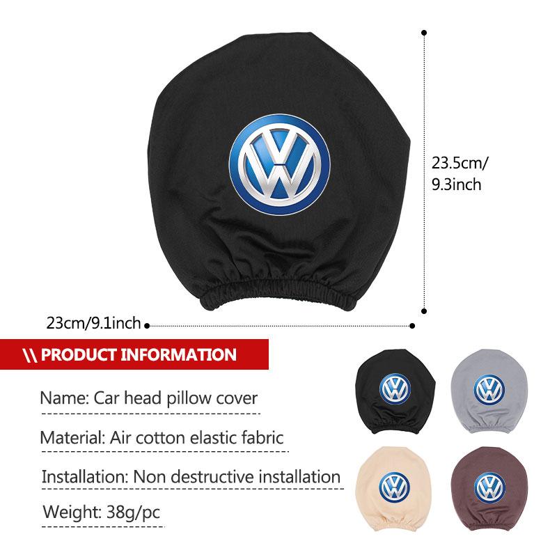 2026 Caliente Para Volkswagen VW Funda Elástica Protectora Contra el Polvo para Reposacabezas de Asiento de Coche Accesorios Para Volkswagen VW Scirocco Passat B5 B6 B