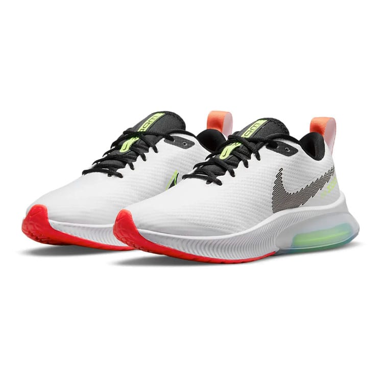 Nike Air Zoom Arcadia Slip Resistant Cushioning Abrasion Resistant Breathable Low Top Running Shoes White Black Red CK0715-103