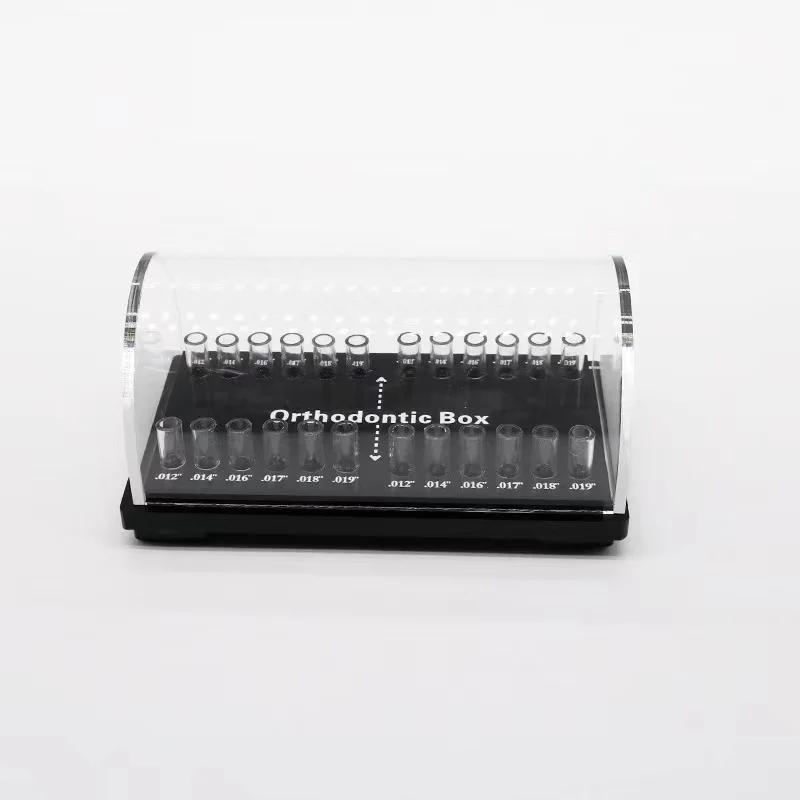 Nigf Dental Acrylic Organizer Holder For Orthodontic Round/Rectangular Arch Wires Case
