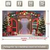 1Pcs Merry Christmas Polyester Decoration Background Winter Backdrop Decorations For Photo Studio Photo Booth Christams Party