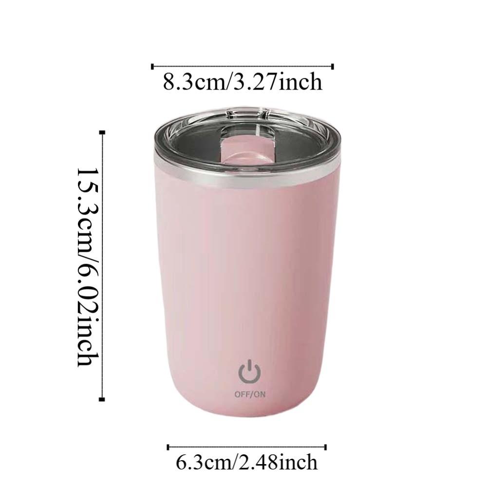 304 Stainless Steel Electric Mixing Cup Magnetic Stirring Coffee Cup Automatic Mixing Mugs Work