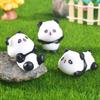 Cute and Adorable Little Panda Decorative Garden Landscape Resin Handicraft Small Ornaments