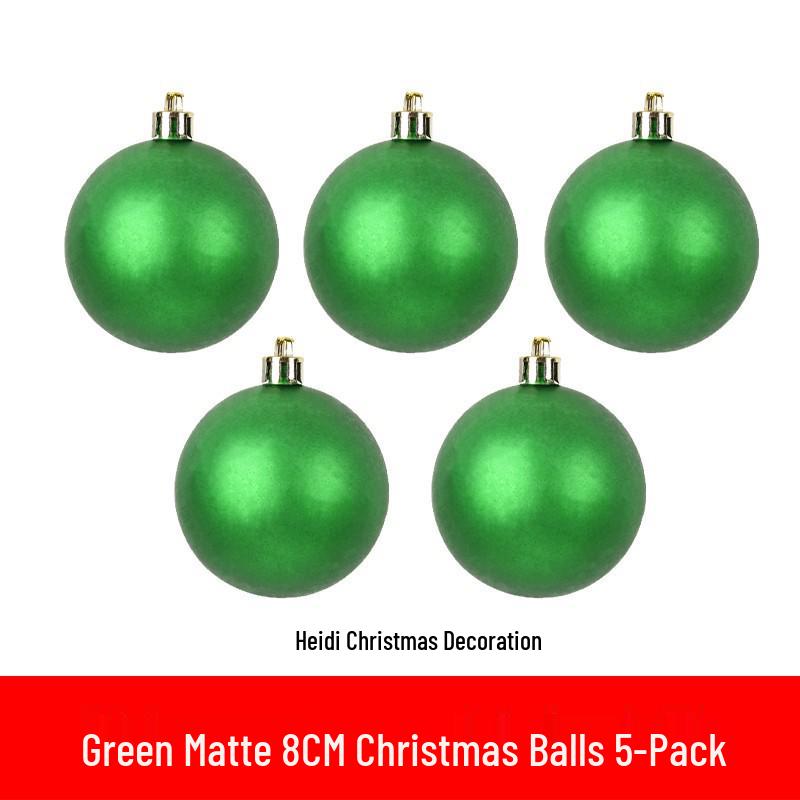 6-30cm Christmas Ornaments: Shiny, Matte & Glitter Balls In Gold, Silver, Red & Green - Plastic Tree Decorations