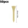 100 Count Golf Tees Bamboo Tee Golf Balls Holder 4 Sizes Available Stronger Than Wood Tees Drop Ship 42mm 54mm 70mm 83mm