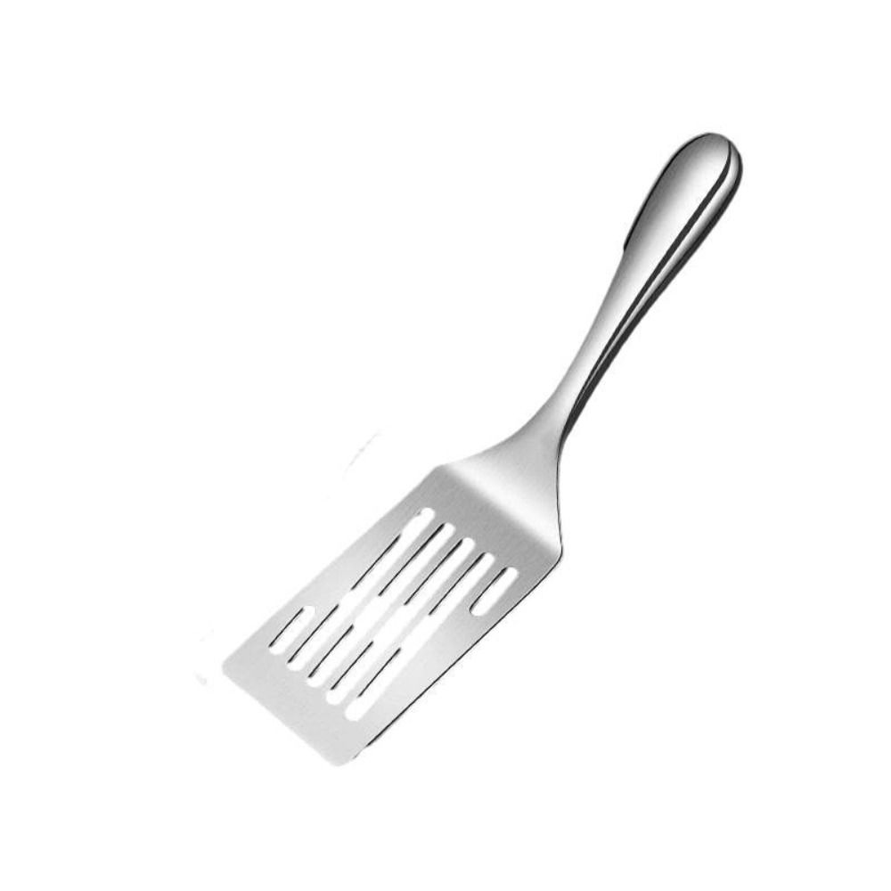 

1/2pcs Stainless Steel Short Handle Rice Spoon Silver Cooking Spatula Steak Spatula Kitchen 1pcs spatula