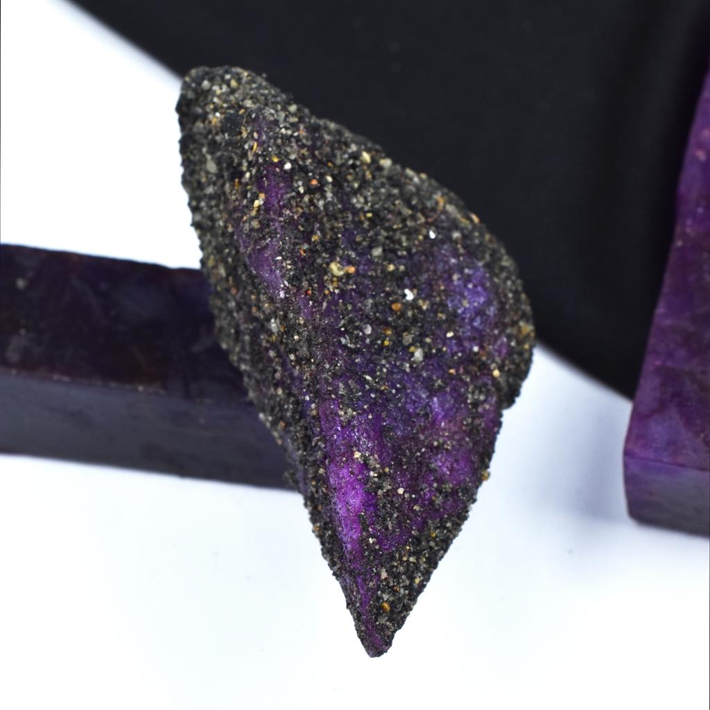 Natural Purple Sapphire Loose Gemstone Rough 105.99 Ct Uncut -W September Birthday Birthstone