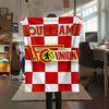 1PC Custom Name 1. FC Union Berlin Patterned Flannel Blanket Suitable For All Seasons for Home Decor Warmth and Comfort Gifts Holiday Present_xia