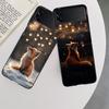 Red Fox Vulpes Phone Case For Samsung Z Flip 7 6 5G Galaxy Z Flip 5 4 3 Black Hard Cell Cover Luxury PC Shell Coque