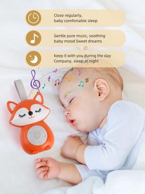 Baby White Noise & Lullaby Sound Machine,Baby Sound Machine,Portable Baby Soother, Stroll & Go, Owl,Portable White Noise Machine