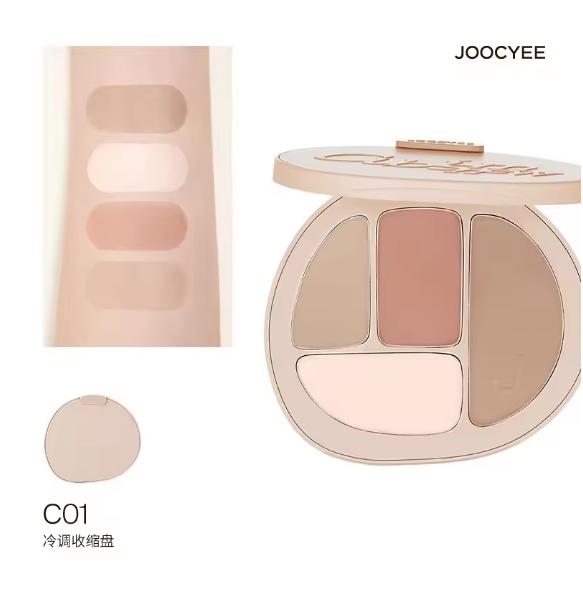Joocyee Палетка теней для век Smoky Amber Матовая Жемчужная 8 Цветов Профессиональный Макияж Водостойкая Долговечная Палитра теней с Глиттером