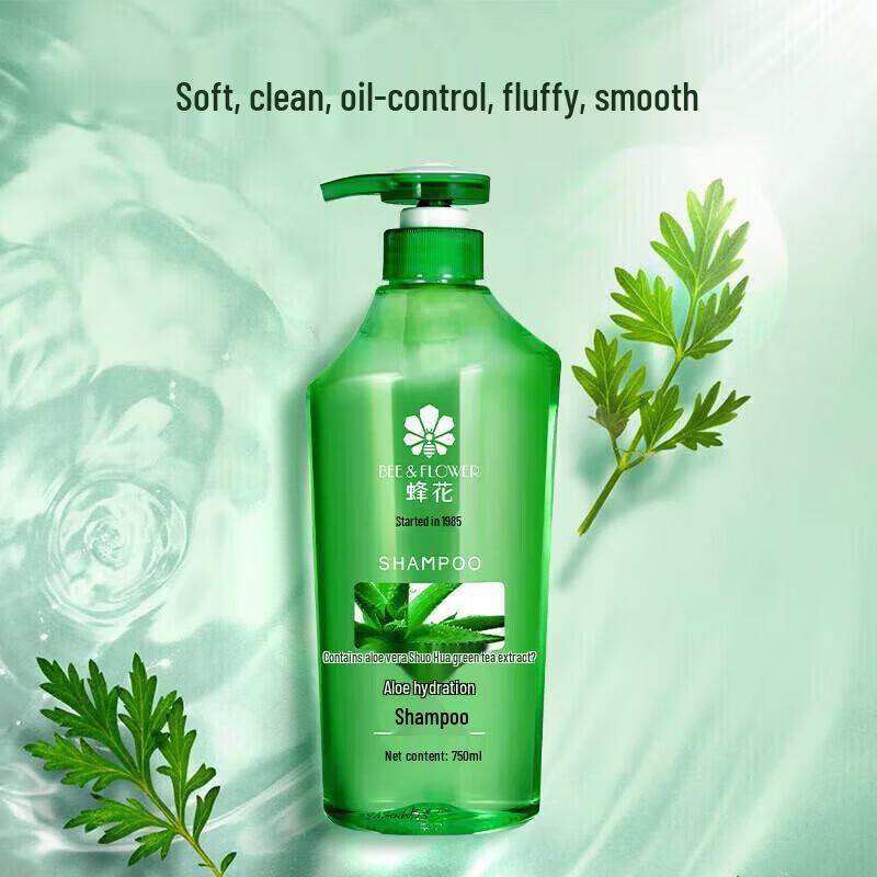 BEE&FLOWER He Shou Wu Conditioner & Aloe Vera Shampoo Set
