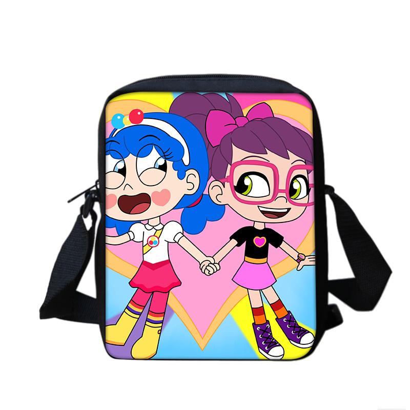 Abby Hatcher shoulder bag new small and large capacity versatile cartoon print student boy or girl best birthday gift for school