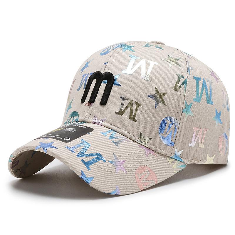 

Hat Female Spring Summer Graffiti M Peaked Cap Student Sunscreen Sun Hat Fashion Beach Hat Couple Baseball Cap Adjustable бежевый