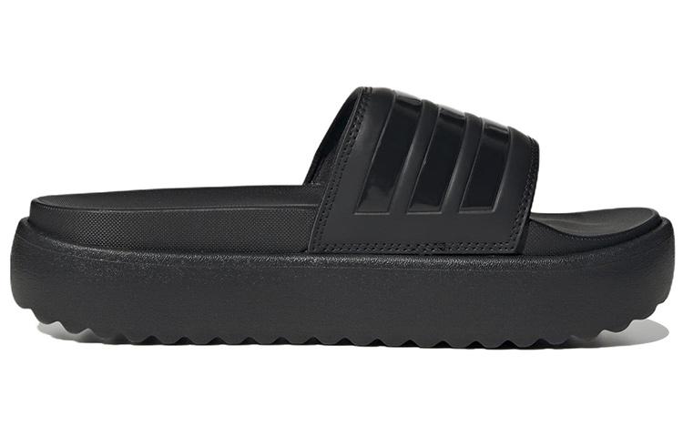 Adilette Wmns Adidas Platform Slide 'Triple Black' Women's HQ6179
