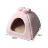 Dog Cat Bed Washable Indoor Autumn Winter Self Warming Cozy Kennel Pet Tent Cave
