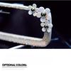 Luxury Car Rearview Mirror, Interior Rearview Mirror, Easy to Dress Up, Stylish Interior Mirror, Makes a Great Gift (Daisy)