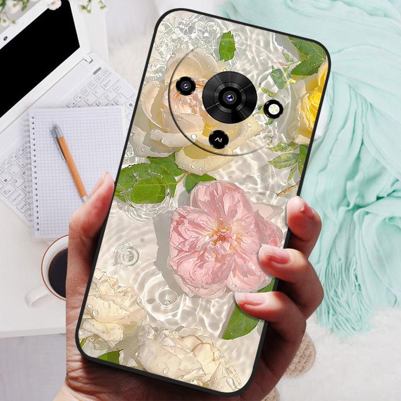 For ZTE Blade A76 5G Z2469N Case TPU Soft Rose Panda Cute Silicone Case Covers For ZTE Blade A76 A 76 BladeA76 5G Phone Cases