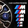 BBKQ7 6pcs Vinyl Car Caliper Stickers for BMW E93 F10 F20 F30 F40 F15 F25 F26 F31 F49 F86 M3 M5 X3 G20 G30 Auto Wheel Brake Decals