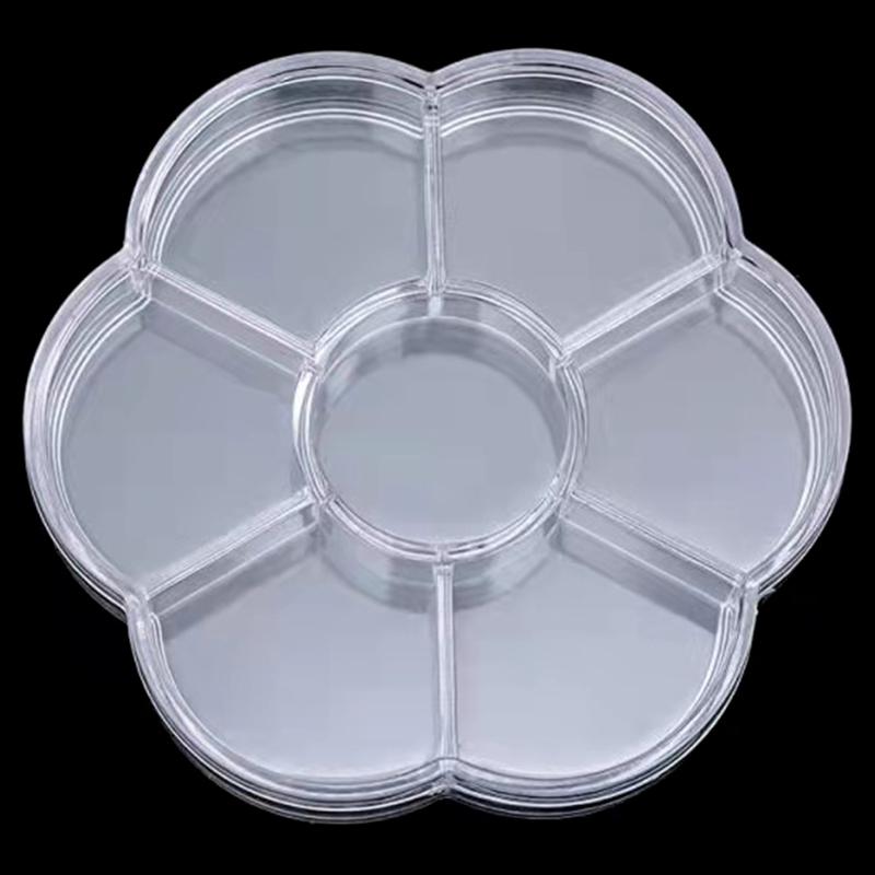 Jewelry Container Box Rectangular/Round Organizer for Case with Lid for Jewelry Earring Nail Art Charms Multipurpose Hol
