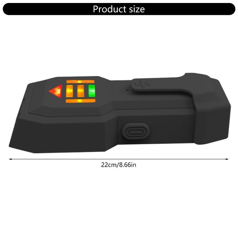 Pipe Detector Metal Detector with LED Indicator Audios Alarm Multifunction Wall Metal Finder Scanning Tool Professional