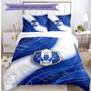 Sheffield Wednesday Football Printed 3 Pieces Bedding Set, Comfortable Skin Friendly Bedroom Duvet Cover Set