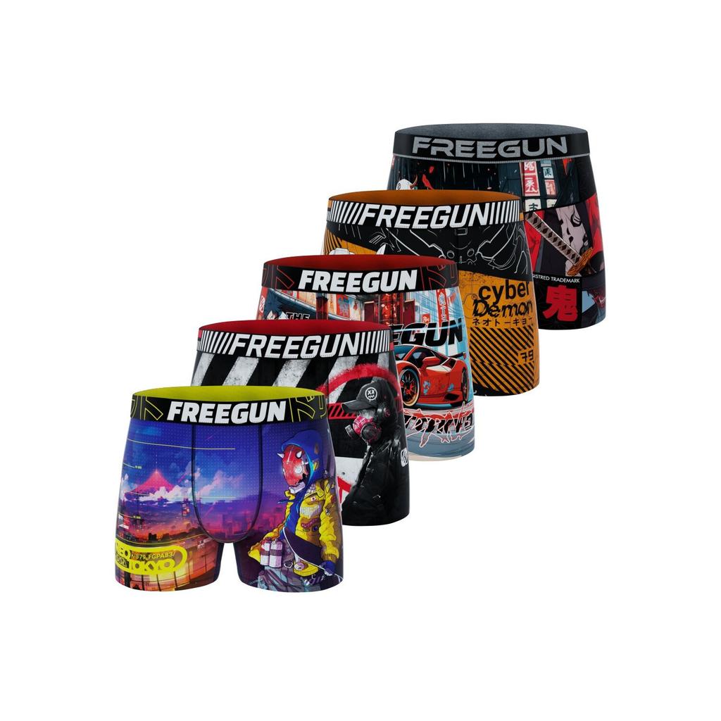 Set of 5 Men's Boxers Street Ninja