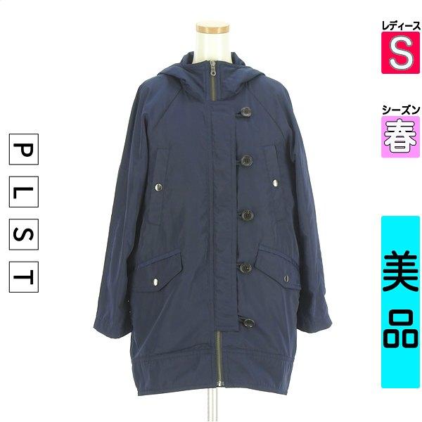 Plaste PLST Coat Women s Spring Dark Blue/Navy S Hoody Middle Coat with Liner [Used] [Used Clothes] [Sale]