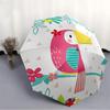 1pc Tropical Bird Auto Umbrella - Auto Open/Close Folding Umbrella with Reinforced 8-Rib Frame, 122