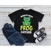 Worlds Best Frog Catcher Kids T Shirt Cute Cartoon Print Toddler Boys Girls Outdoor Funny Apparel Vintage Washed Streetwear