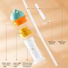 Water Bottle Spout Lid Adapter with Silicone Straw Replacement Caps Conversion Cover Portable Reusable for Soda Juice Drinking