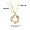 Colier Argint 925 Plated with Gold Double Circle Boutique 23 Necklace 45cm Gold Jewelry Box Gift