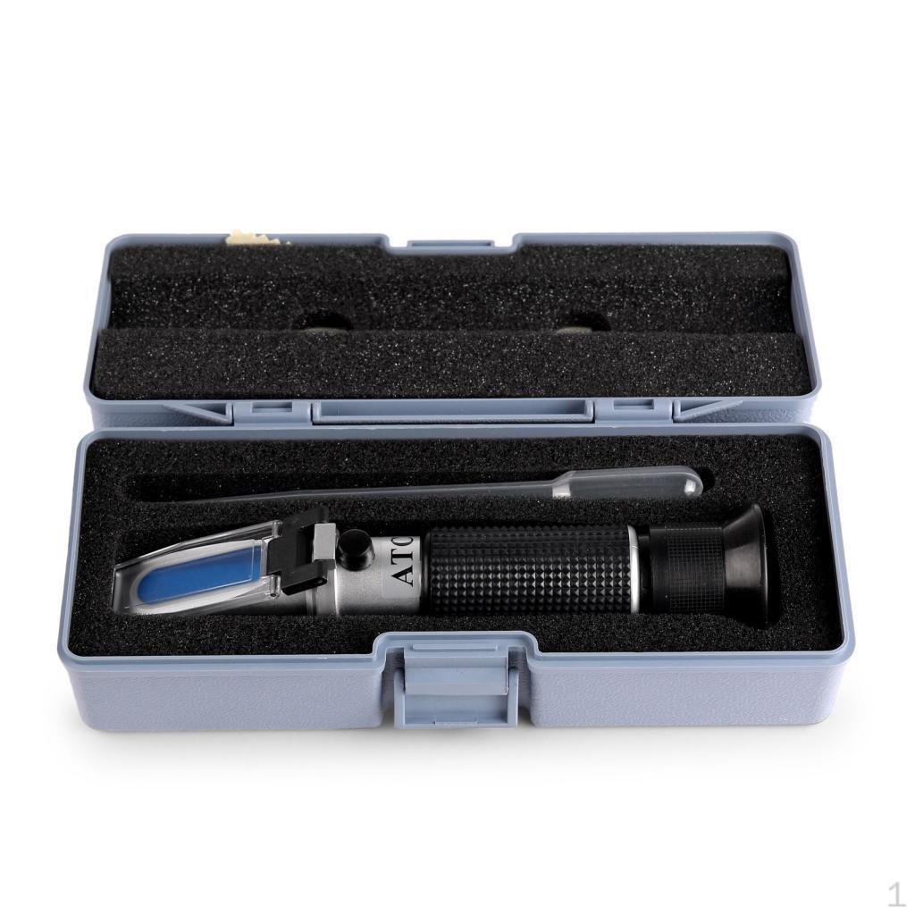 

0-90% Handheld ATC Wort SG/Specific Gravity Refractometer Sugar Wine Beer Fruit Test Equipment