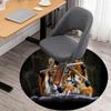 1PC Tiger, Wildlife, Nature Round Chair mat Area Rug - Non-Slip, Floor Mat for Office, Bedroom, home decor Christmas Gift c0528109