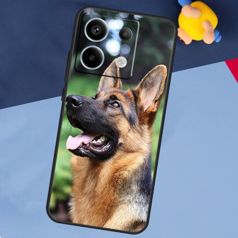 Custodia Cane Pastore Tedesco Per Xiaomi Redmi Note 13 12 11 10 9 8 Pro 12S 11S 10S 9S 10A 9C 10C 12C 13C Cover Posteriore