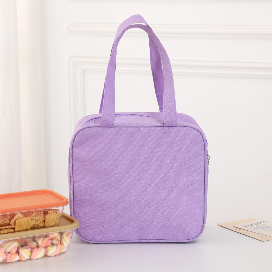 Hand-held Insulated Lunch Box Bag, Waterproof and Oil-proof, Cartoon-style Handbag, Multi-functional Storage Bag