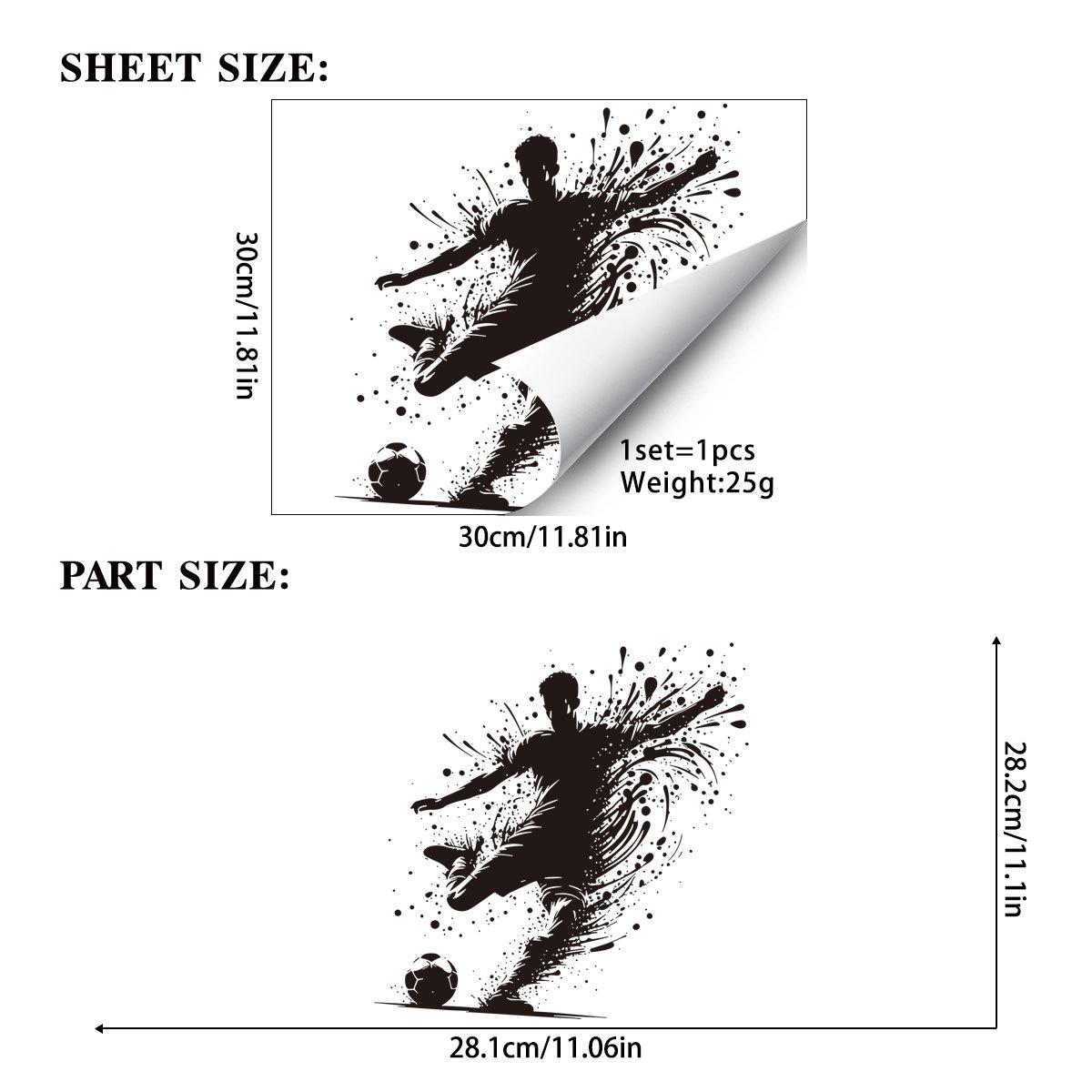 

Настенная наклейка Чемпионат мира по футболу 2026 Гол Победа Самоклеящаяся Съемная для Дома Комнаты Вечеринки Фаната Спортивный Декор 30cmx30cm