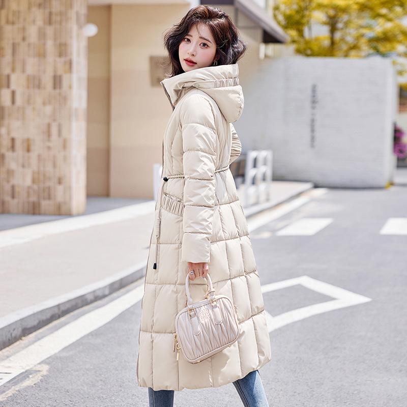 

Ветрозащитная легкая утолщенная стеганая пушистая теплая теплая холодная свободная удлиненная секция из высококачественной ткани повседневная спортивная куртка хлопковая куртка пальто XXXL