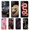 Transparent Phone Case for Redmi 13C 12C 10C Note 13 12 11 11T K40 Gaming Plus Pro 4G 5G Soft TPU Cover Shell New Year Snake Bag