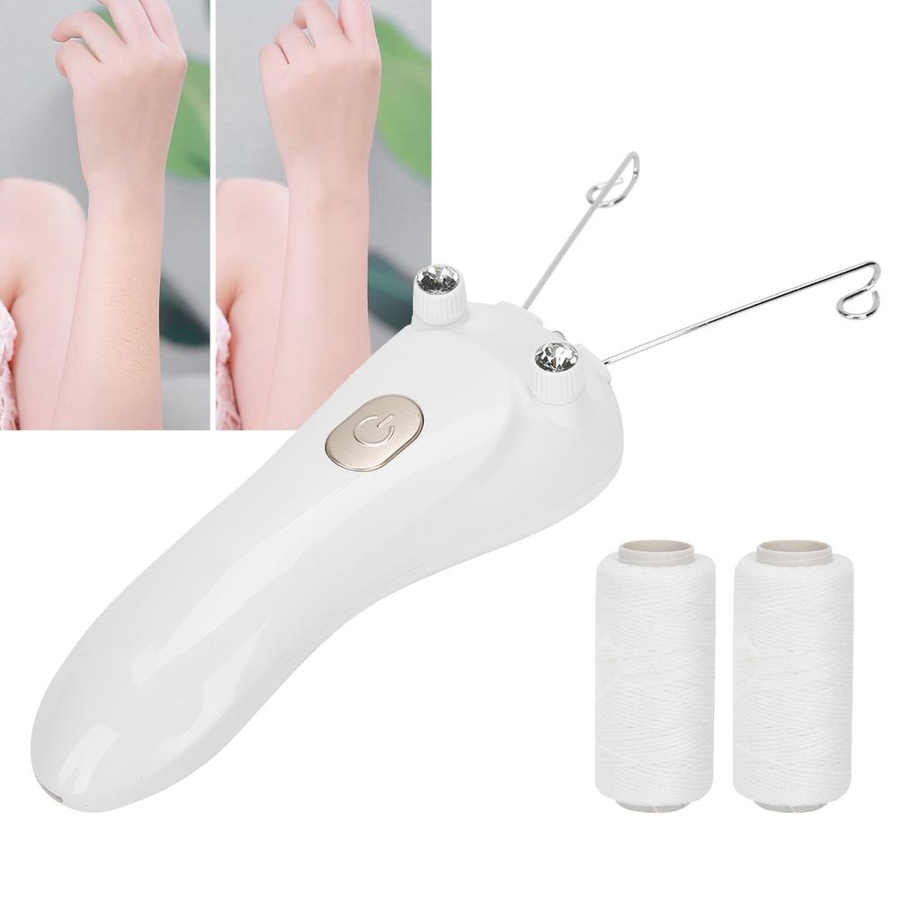 USB Charging Electric Cotton Thread Epilator Facial Body Hair Removal Machine Device