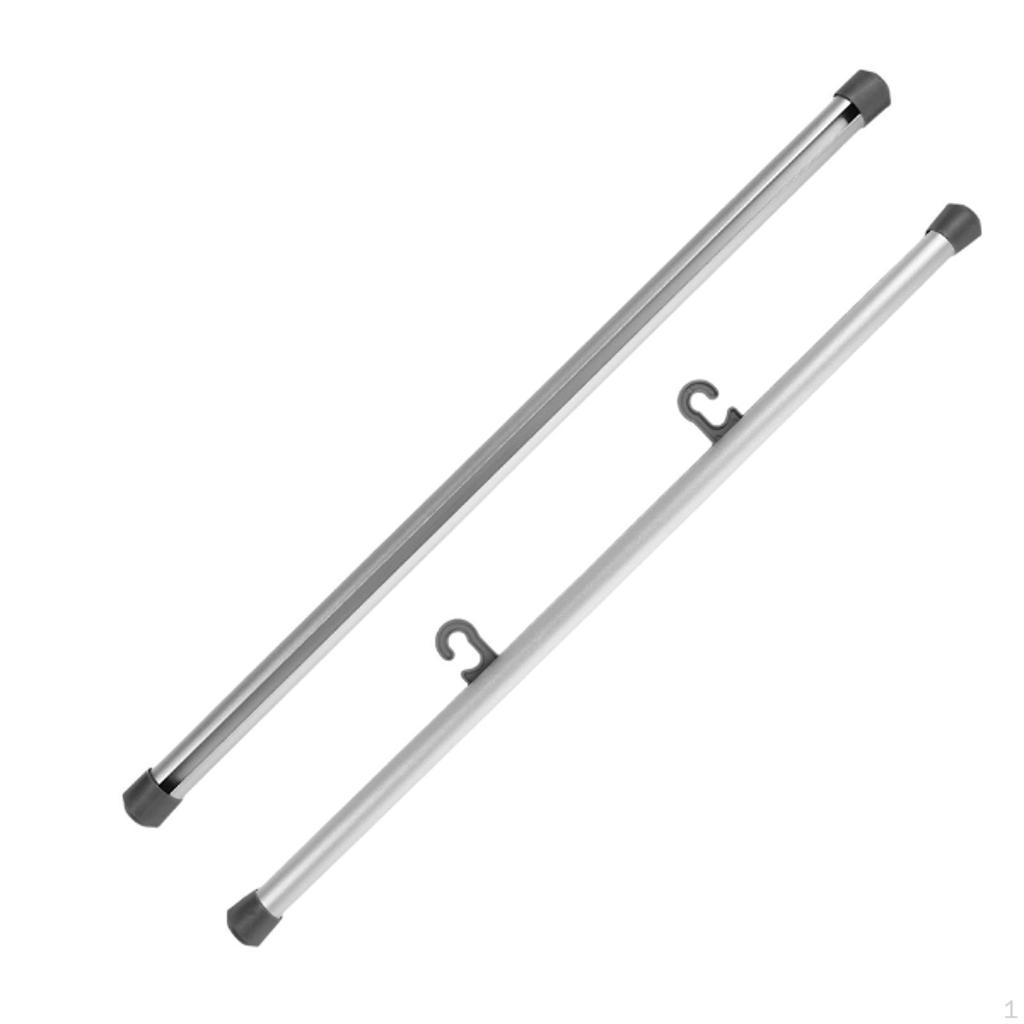 1 Pair Poster Hanger Frame Aluminum Alloy for Offices Picture Cloth Banners